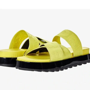 Sorel Yellow Sandals with Rugged Sole